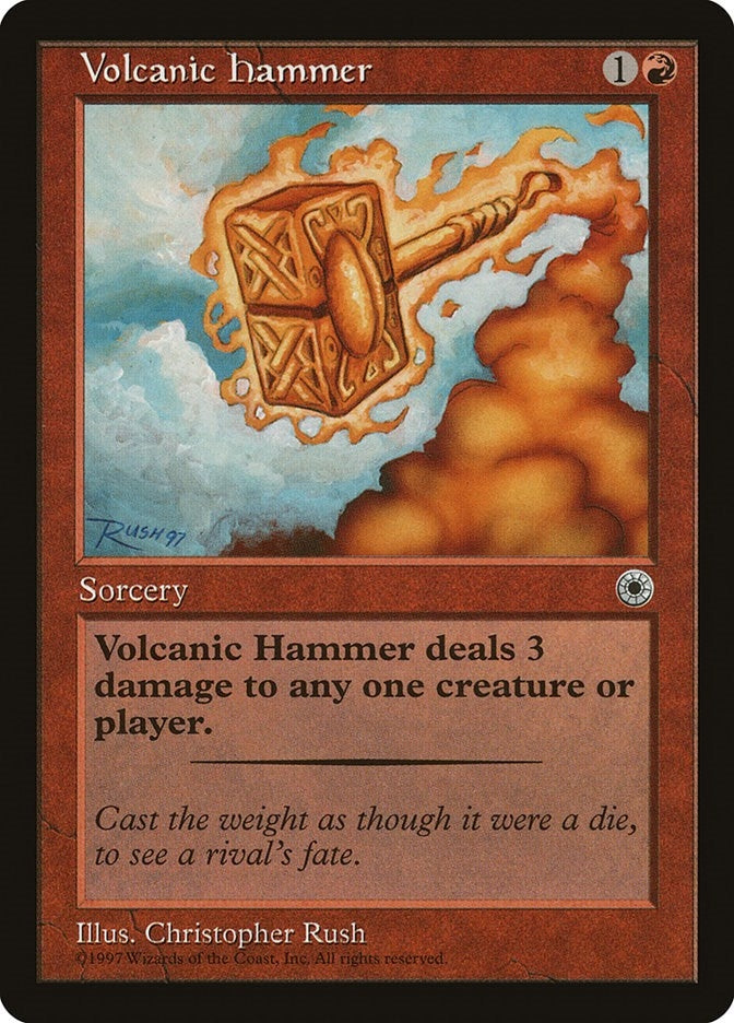 Image for Volcanic Hammer [Portal] - Magic: The Gathering