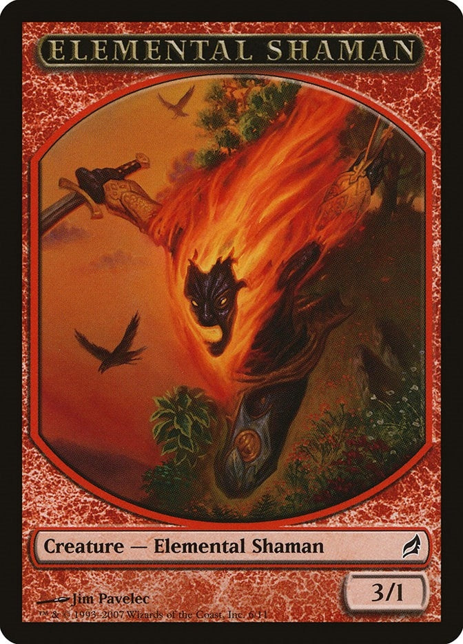 Image for Elemental Shaman Token (6) [Lorwyn] - Magic: The Gathering