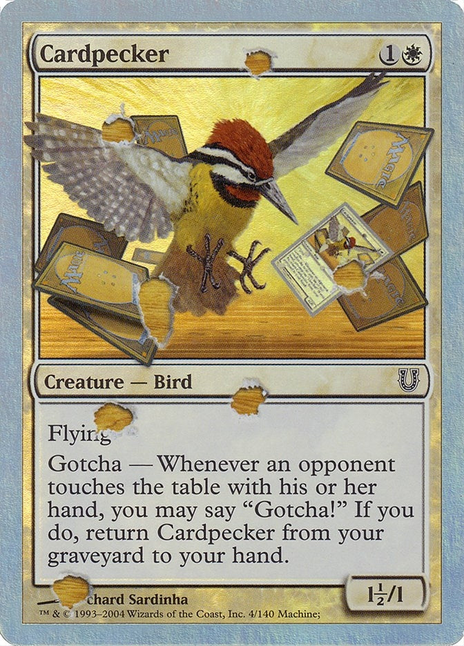 Image for Cardpecker (Alternate Foil) (4) [Unhinged] - Magic: The Gathering