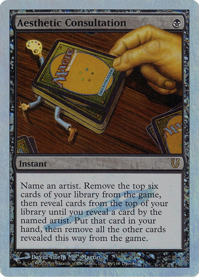 Image for Aesthetic Consultation (Alternate Foil) (48) [Unhinged] - Magic: The Gathering