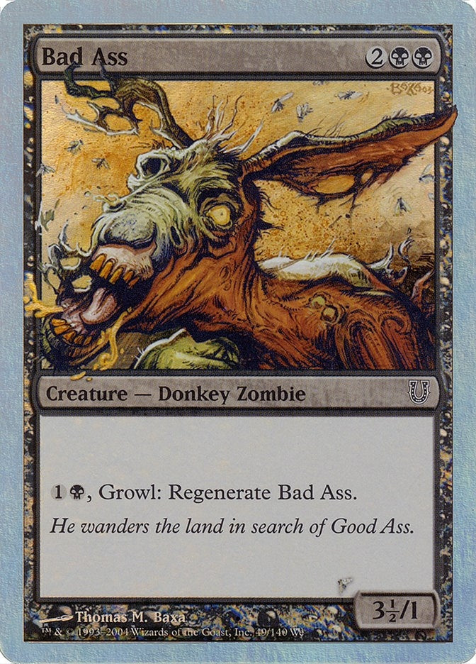 Image for Bad Ass (Alternate Foil) (49) [Unhinged] - Magic: The Gathering
