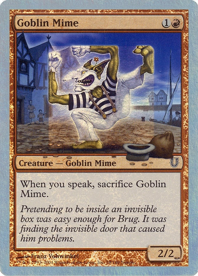 Image for Goblin Mime (Alternate Foil) (78) [Unhinged] - Magic: The Gathering