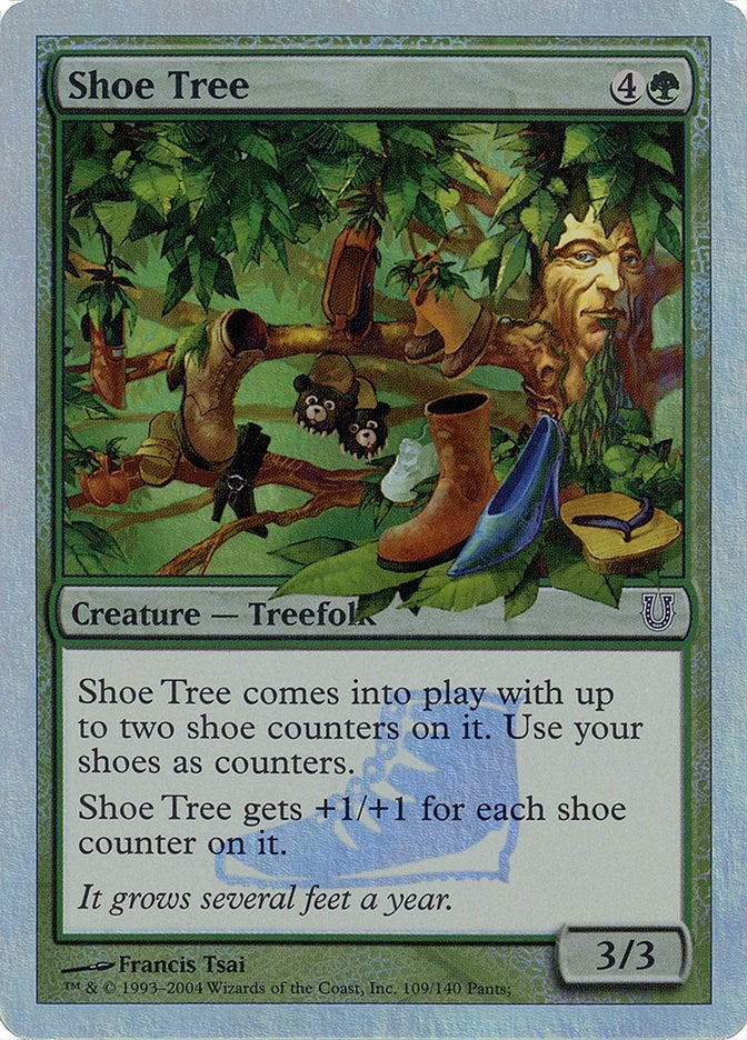 Image for Shoe Tree (Alternate Foil) (109) [Unhinged] - Magic: The Gathering