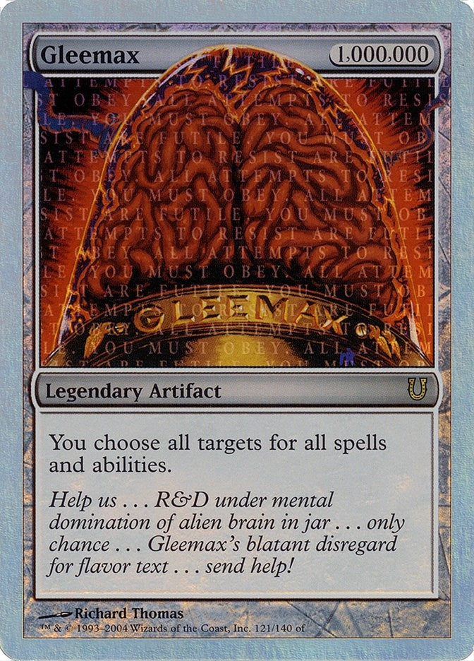 Image for Gleemax (Alternate Foil) (121) [Unhinged] - Magic: The Gathering