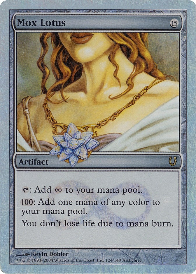 Image for Mox Lotus (Alternate Foil) (124) [Unhinged] - Magic: The Gathering