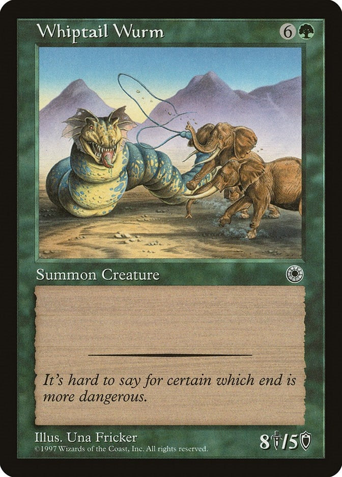 Image for Whiptail Wurm [Portal] - Magic: The Gathering