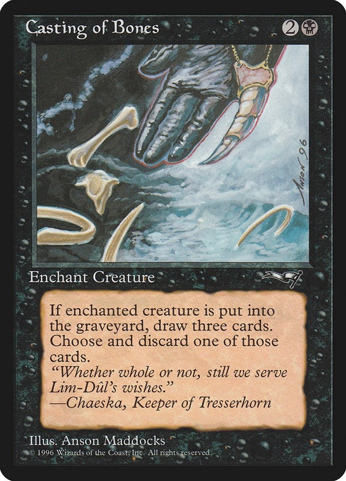 Image for Casting of Bones (3) [Alliances] - Magic: The Gathering
