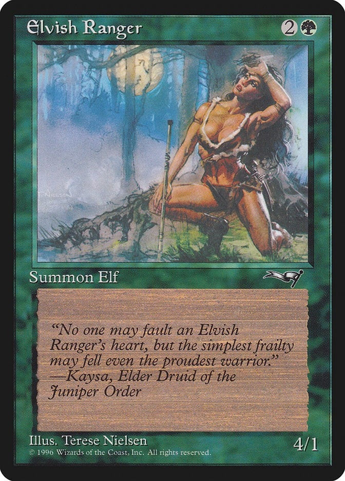 Image for Elvish Ranger (Female) (68) [Alliances] - Magic: The Gathering