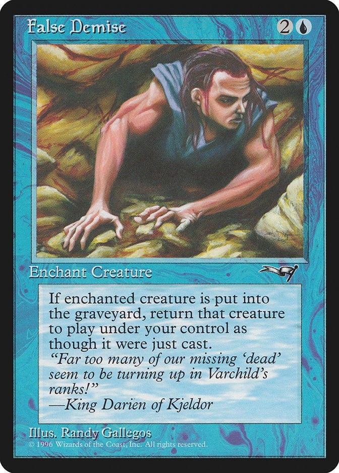 Image for False Demise (Cave-in) (41) [Alliances] - Magic: The Gathering