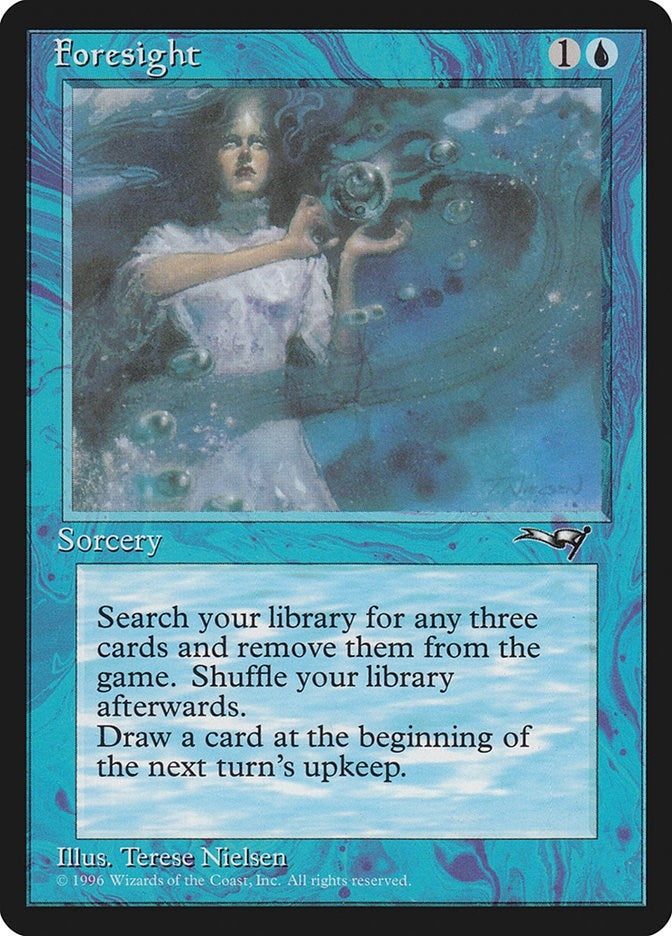 Image for Foresight (White Dress) (44) [Alliances] - Magic: The Gathering