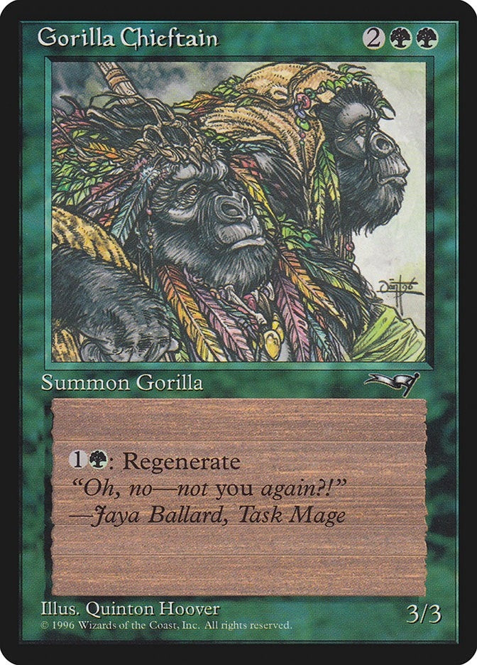 Image for Gorilla Chieftain (2 Gorillas) (78) [Alliances] - Magic: The Gathering
