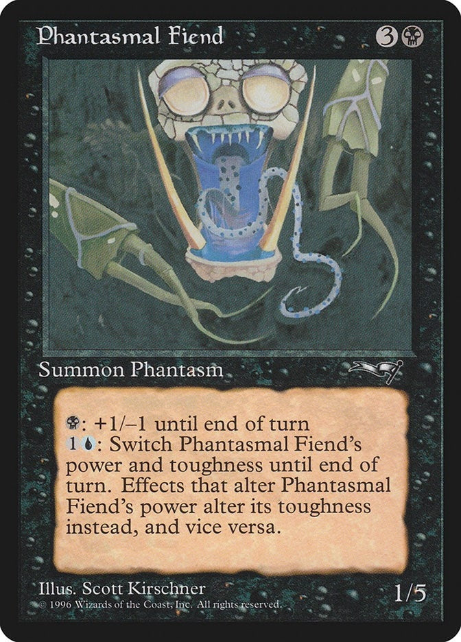 Image for Phantasmal Fiend (Close-up) (21) [Alliances] - Magic: The Gathering