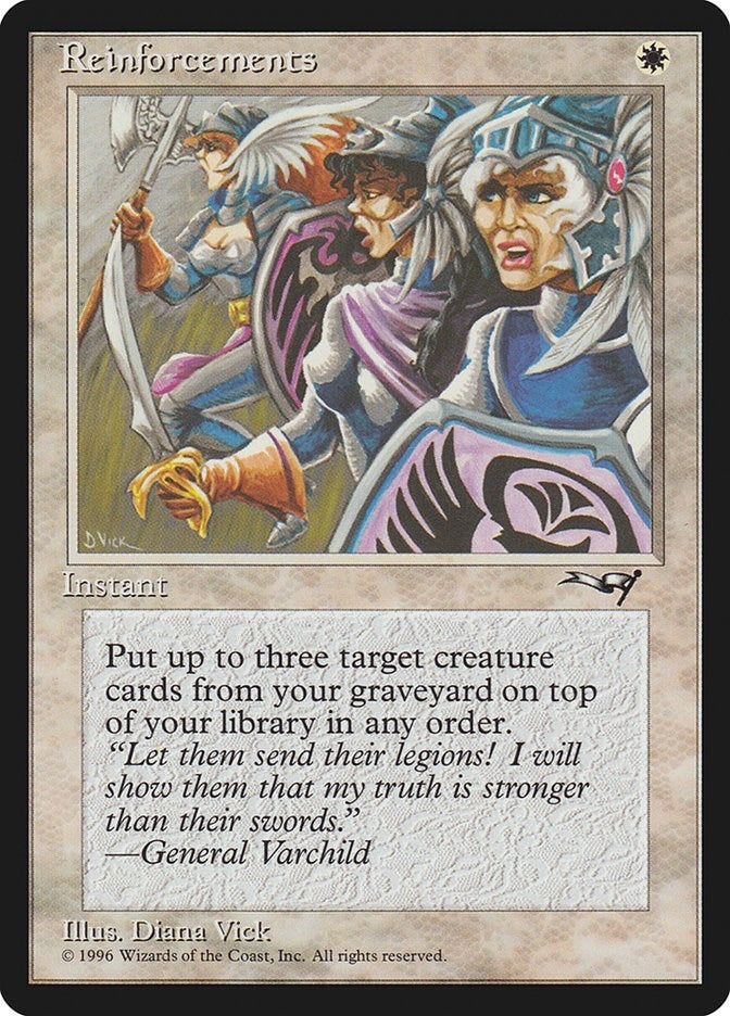 Image for Reinforcements (Line-up) (143) [Alliances] - Magic: The Gathering