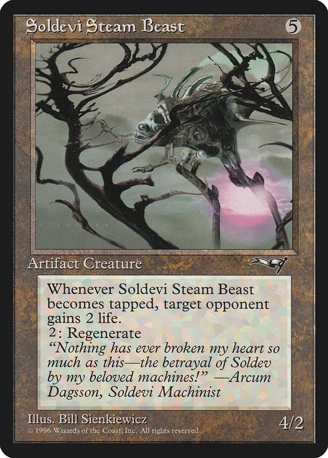 Image for Soldevi Steam Beast (Purple Sun) (178) [Alliances] - Magic: The Gathering
