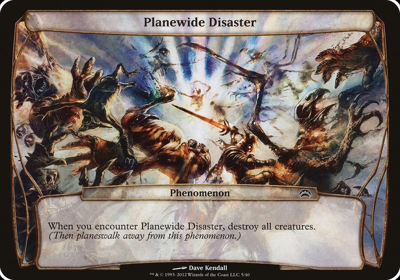 Image for Planewide Disaster (Planechase 2012) (5) [Oversize Cards] - Magic: The Gathering