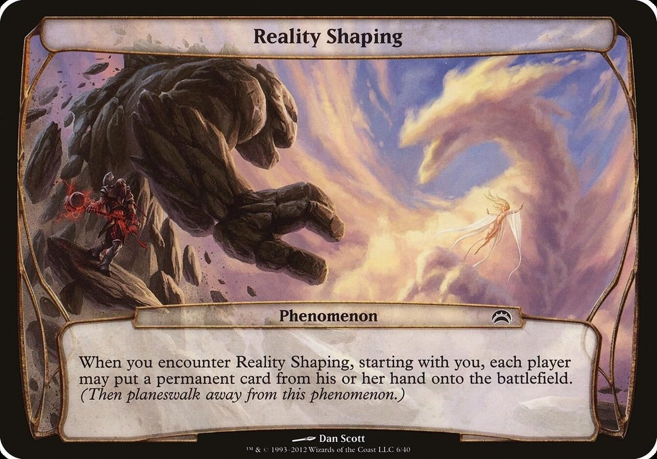 Image for Reality Shaping (Planechase 2012) (6) [Oversize Cards] - Magic: The Gathering