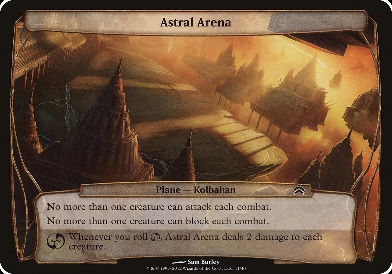 Image for Astral Arena (Planechase 2012) (11) [Oversize Cards] - Magic: The Gathering