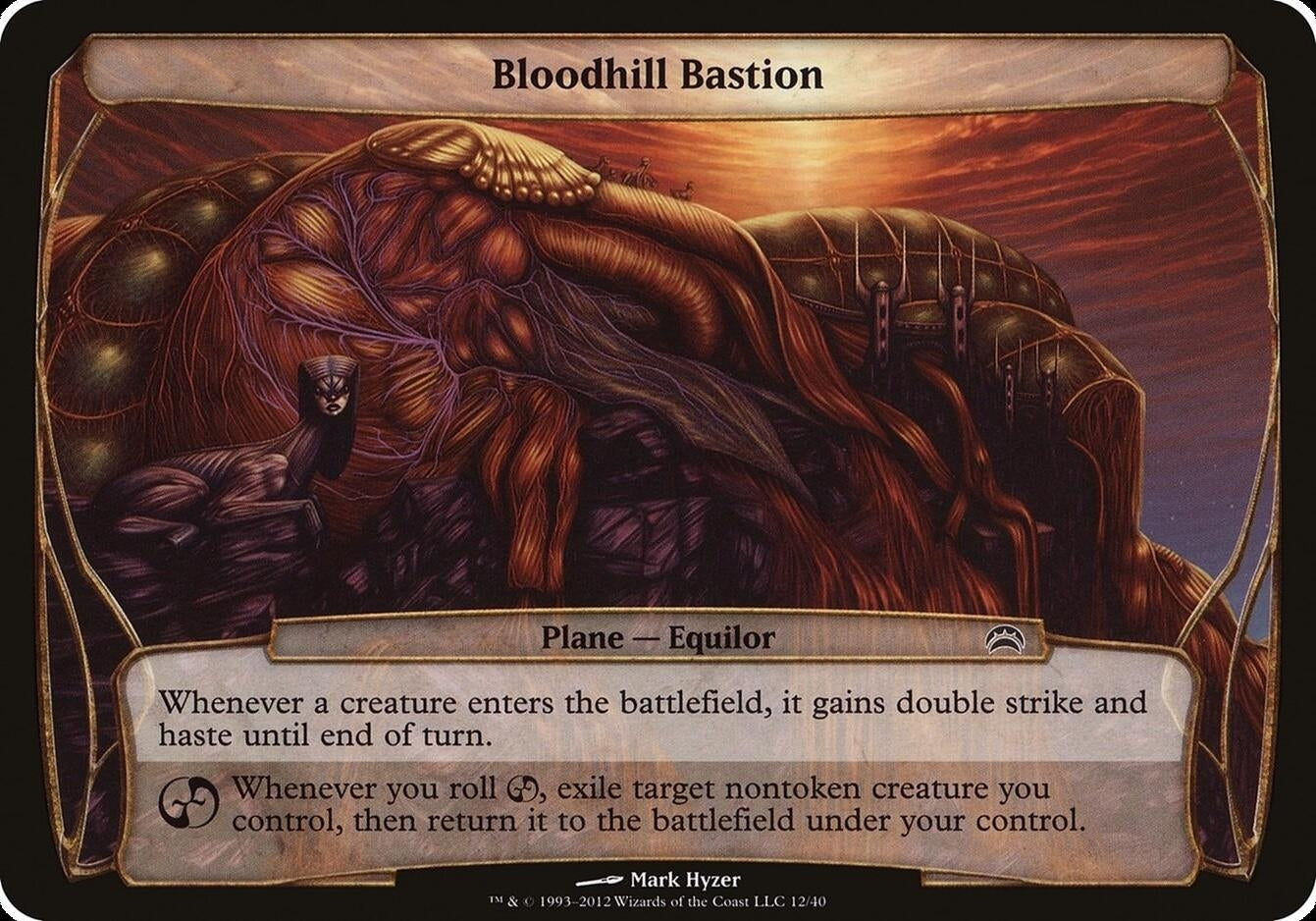 Image for Bloodhill Bastion (Planechase 2012) (12) [Oversize Cards] - Magic: The Gathering