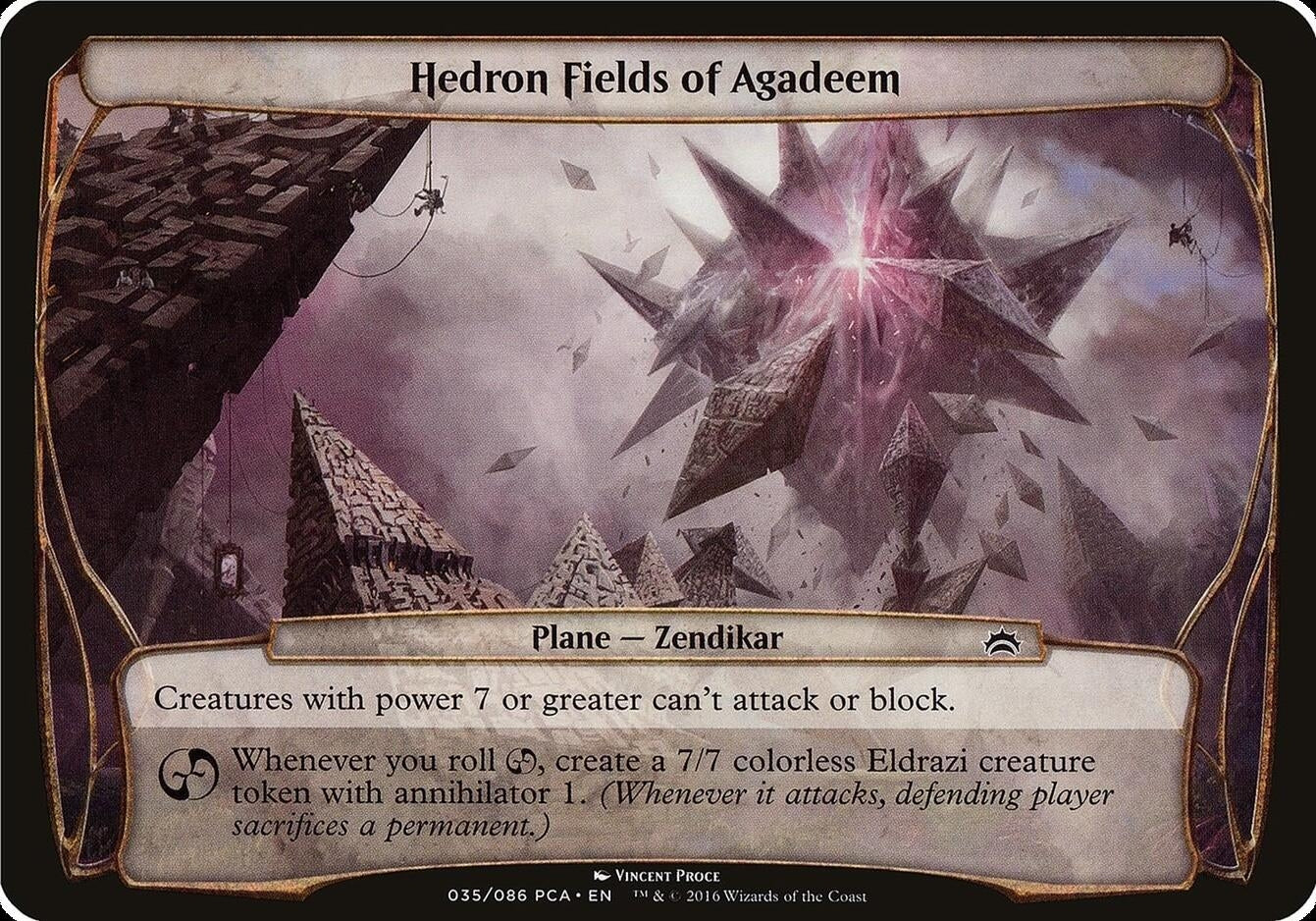Image for Hedron Fields of Agadeem (Planechase Anthology) [Oversize Cards] - Magic: The Gathering