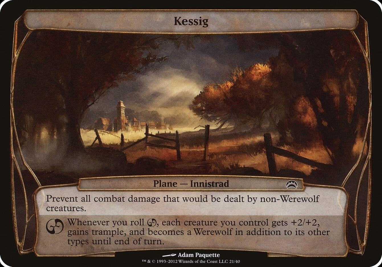 Image for Kessig (Planechase 2012) (21) [Oversize Cards] - Magic: The Gathering