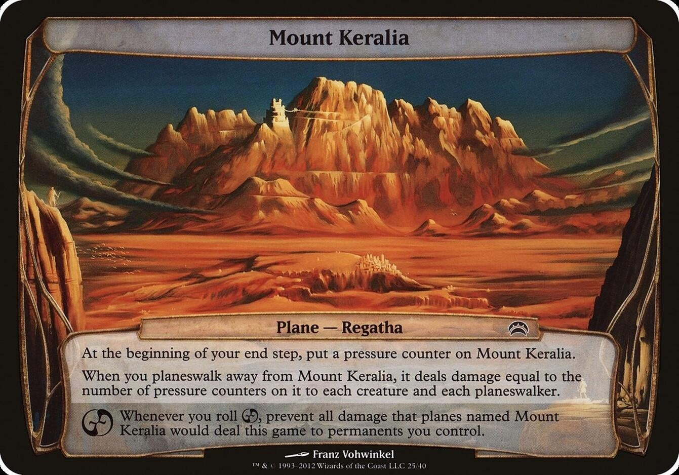 Image for Mount Keralia (Planechase 2012) (25) [Oversize Cards] - Magic: The Gathering