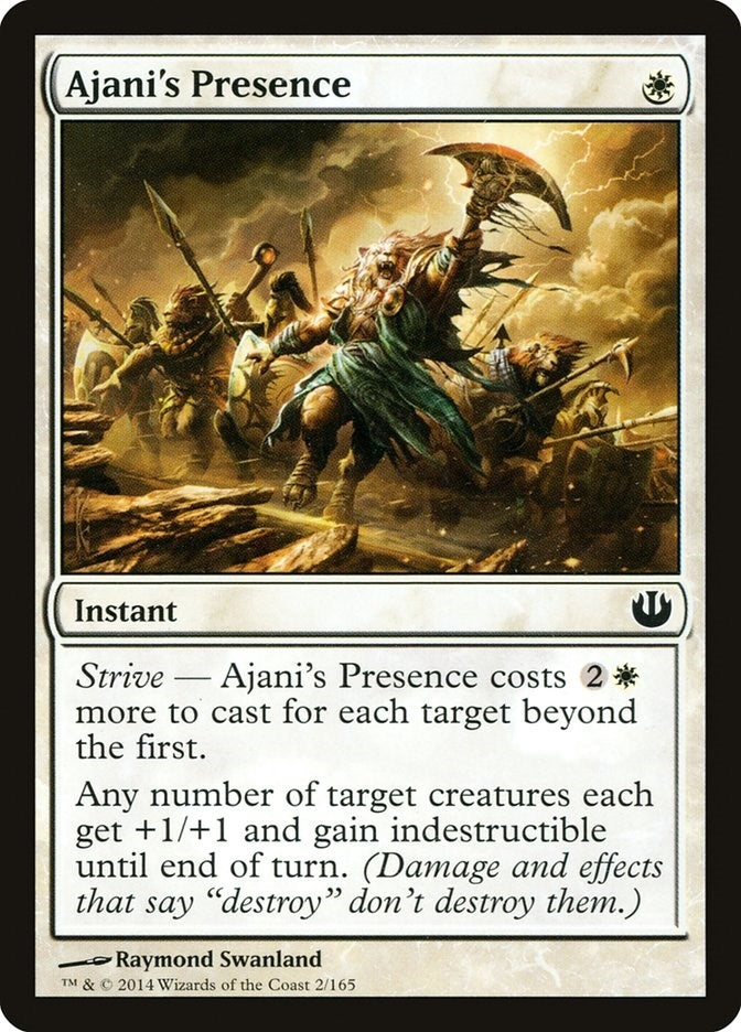 Image for Ajani's Presence (2) [Journey Into Nyx] - Magic: The Gathering