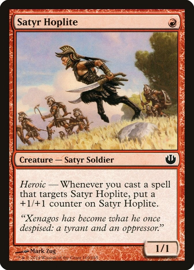 Image for Satyr Hoplite (110) [Journey Into Nyx] - Magic: The Gathering