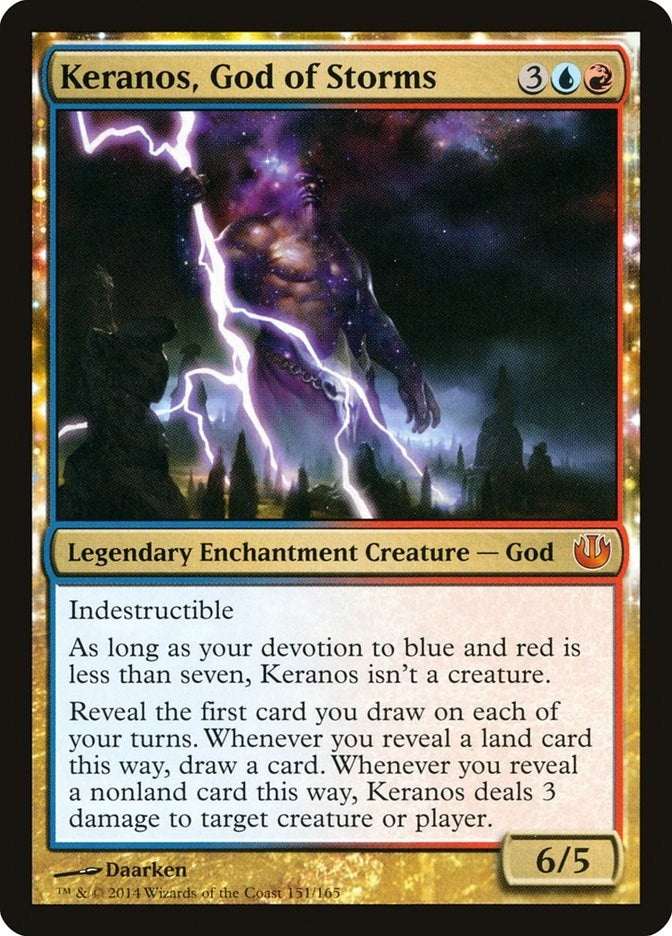 Image for Keranos, God of Storms (151) [Journey Into Nyx] - Magic: The Gathering