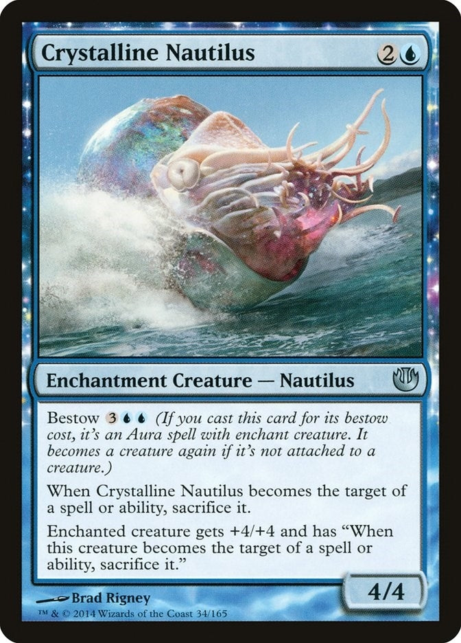 Image for Crystalline Nautilus (34) [Journey Into Nyx] - Magic: The Gathering