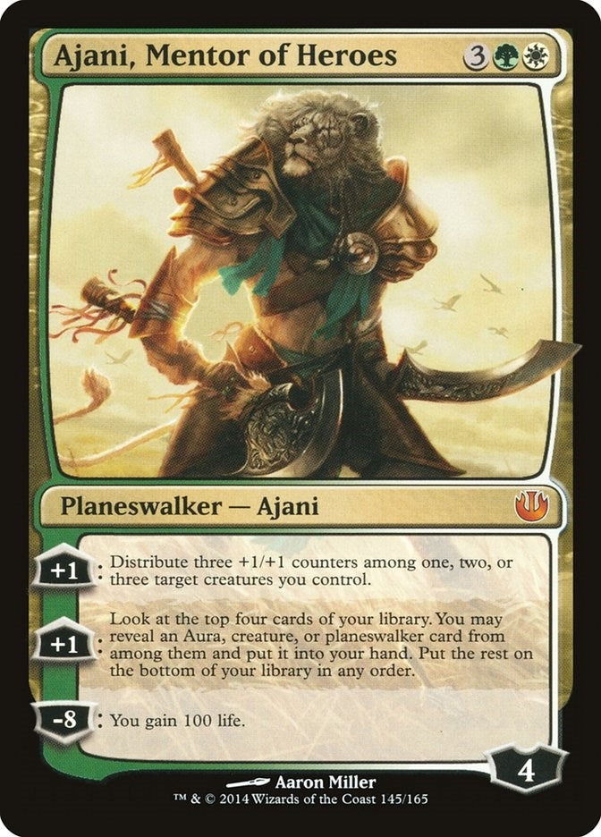 Image for Ajani, Mentor of Heroes (145) [Journey Into Nyx] - Magic: The Gathering