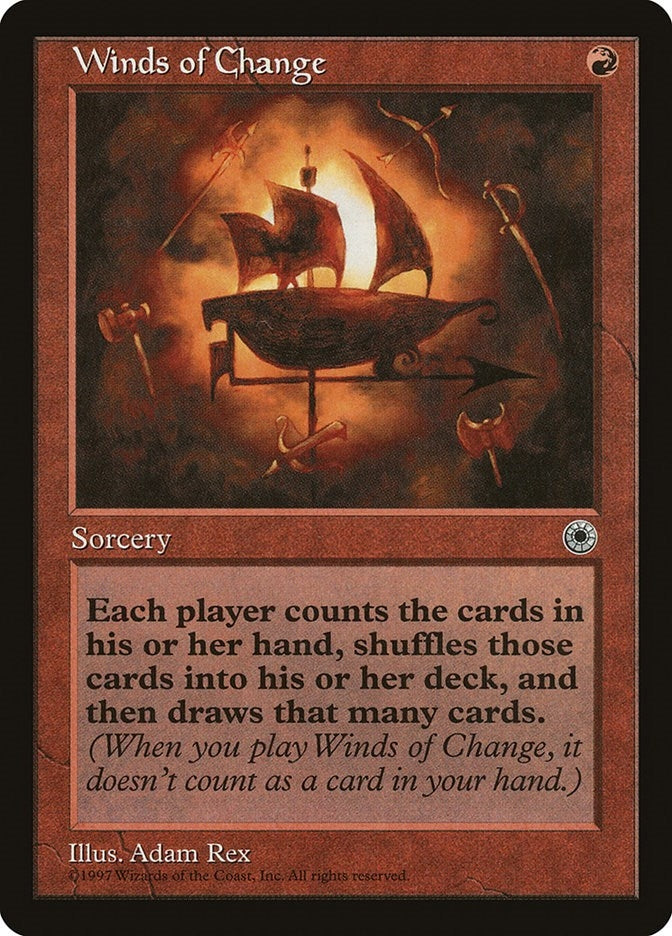 Image for Winds of Change [Portal] - Magic: The Gathering