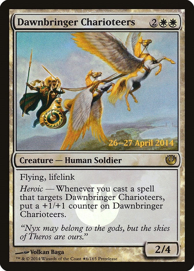 Image for Dawnbringer Charioteers (6) [Prerelease Cards] - Magic: The Gathering