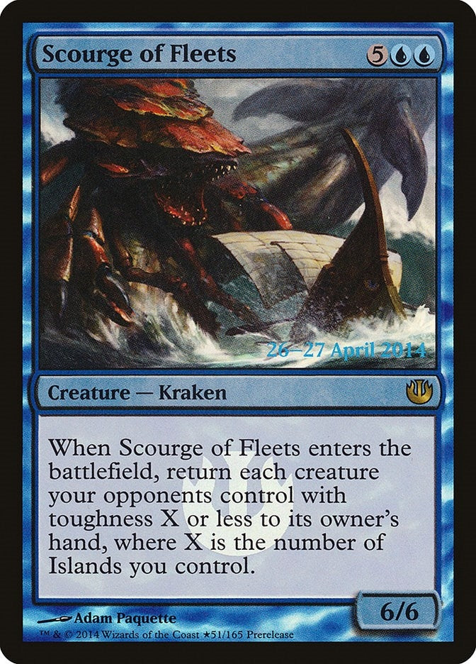 Image for Scourge of Fleets (51) [Prerelease Cards] - Magic: The Gathering