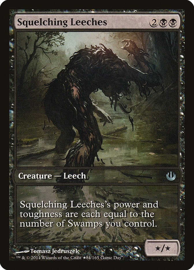 Image for Squelching Leeches (84) [Game Day & Store Championship Promos] - Magic: The Gathering