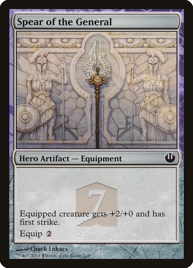 Image for Spear of the General (7a) [Hero's Path Promos] - Magic: The Gathering