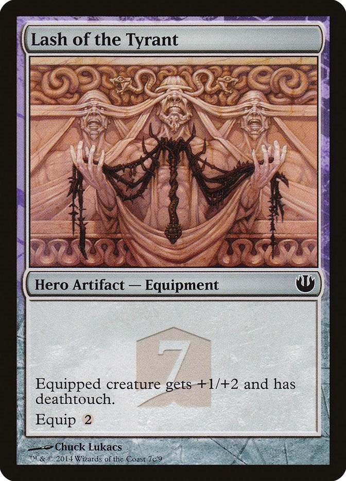 Image for Lash of the Tyrant (7c) [Hero's Path Promos] - Magic: The Gathering