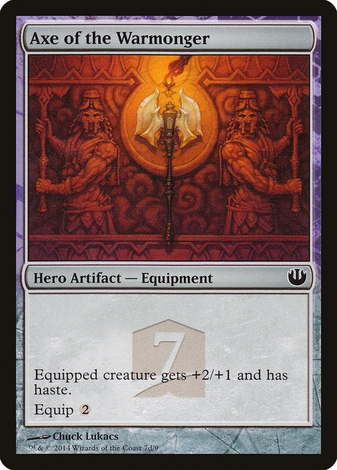 Image for Axe of the Warmonger (7d) [Hero's Path Promos] - Magic: The Gathering