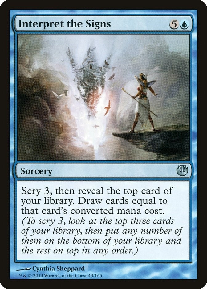 Image for Interpret the Signs (43) [Journey Into Nyx] - Magic: The Gathering