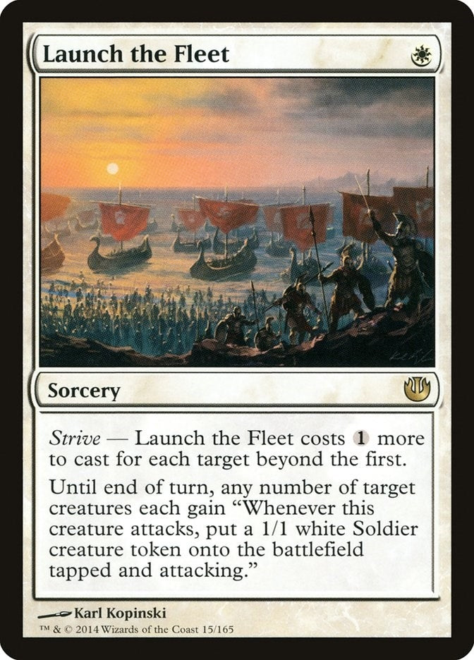 Image for Launch the Fleet (15) [Journey Into Nyx] - Magic: The Gathering