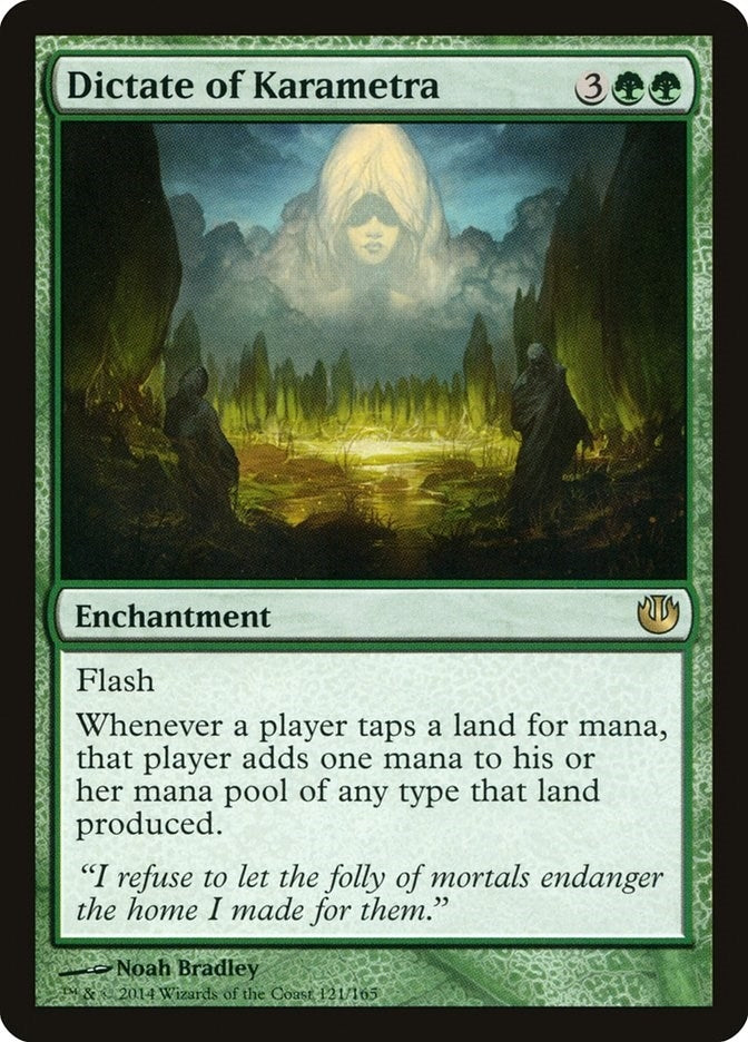 Image for Dictate of Karametra (121) [Journey Into Nyx] - Magic: The Gathering