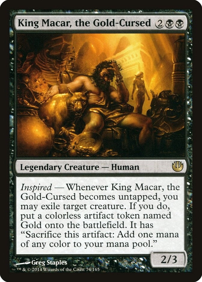 Image for King Macar, the Gold-Cursed (74) [Journey Into Nyx] - Magic: The Gathering