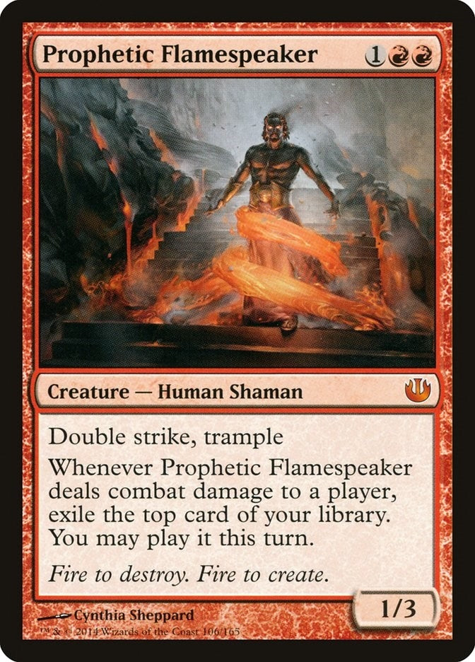 Image for Prophetic Flamespeaker (106) [Journey Into Nyx] - Magic: The Gathering