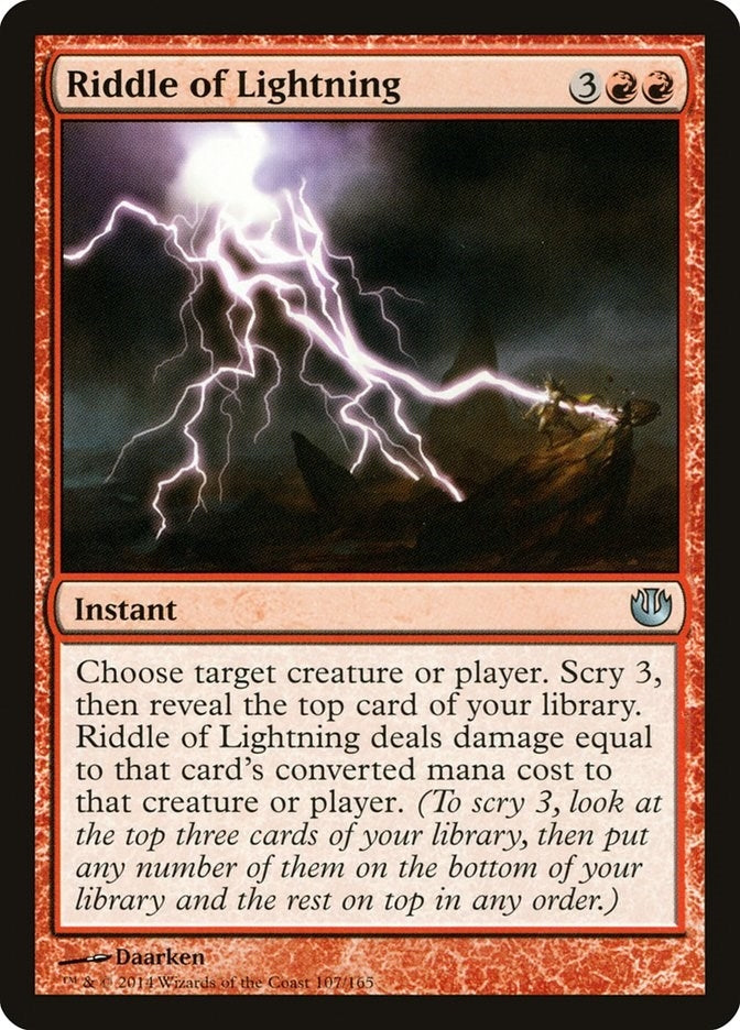 Image for Riddle of Lightning (107) [Journey Into Nyx] - Magic: The Gathering