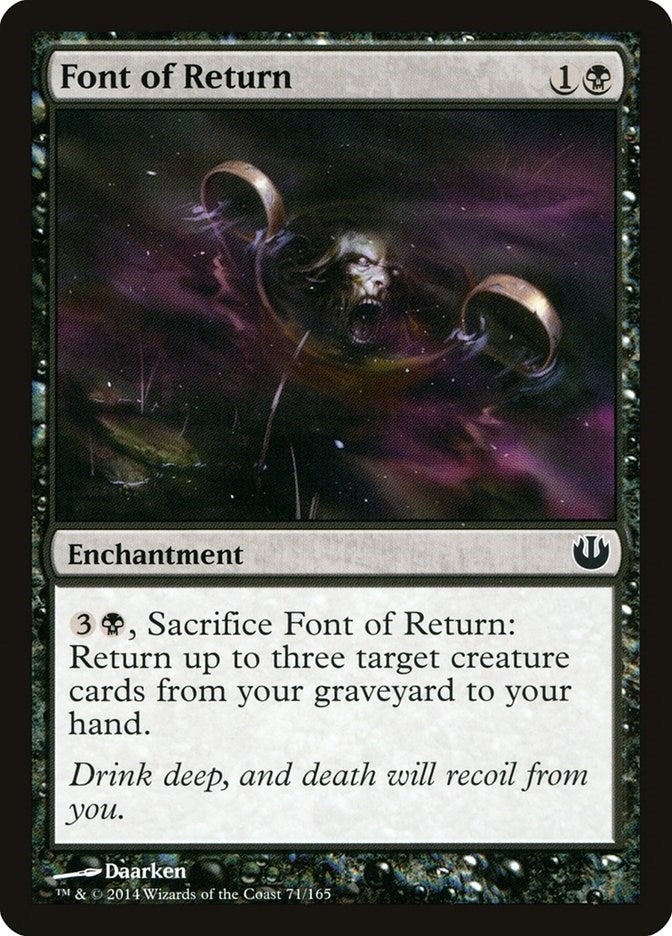 Image for Font of Return (71) [Journey Into Nyx] - Magic: The Gathering