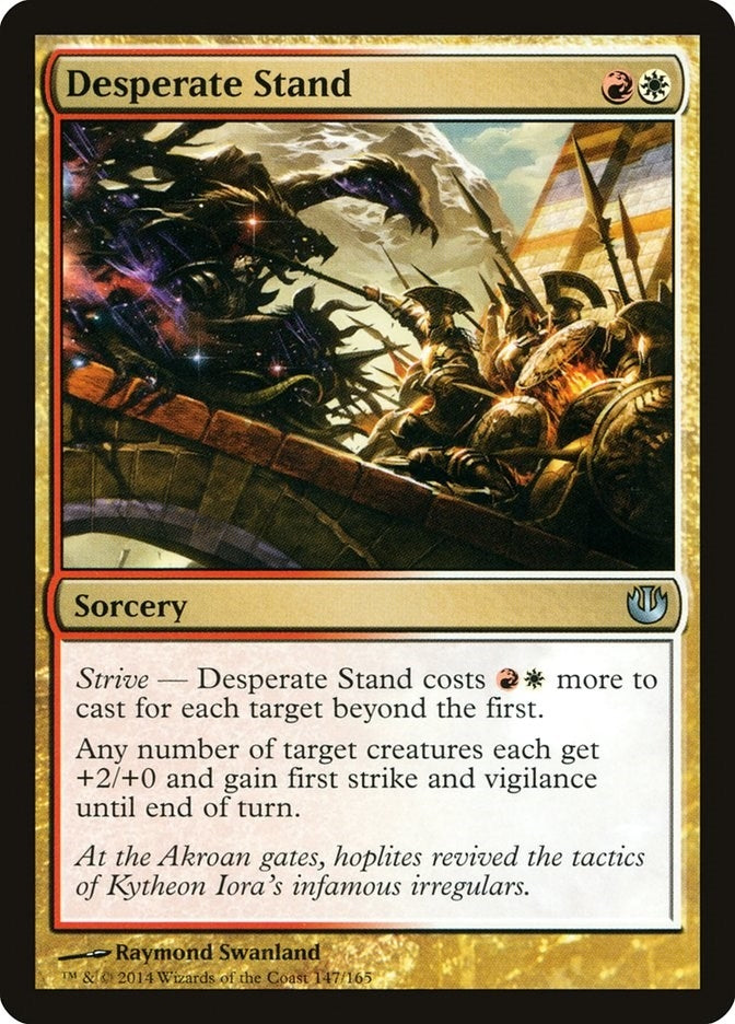 Image for Desperate Stand (147) [Journey Into Nyx] - Magic: The Gathering