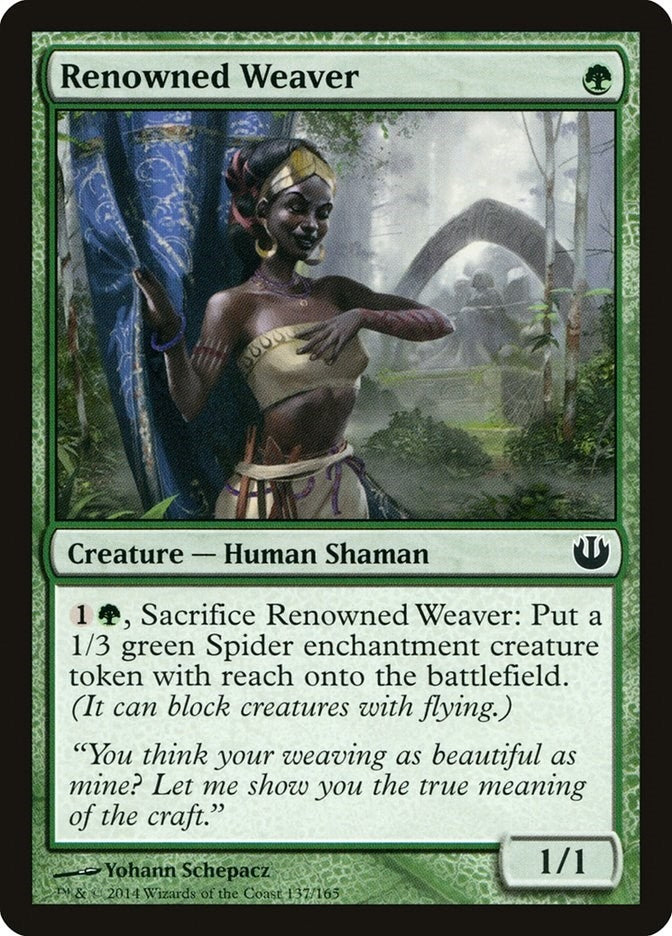 Image for Renowned Weaver (137) [Journey Into Nyx] - Magic: The Gathering