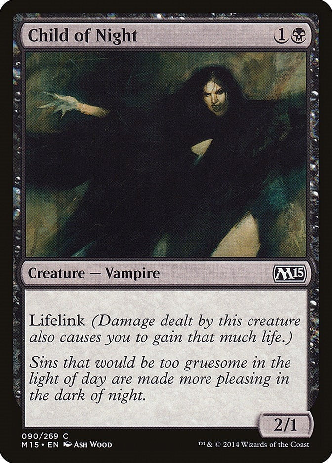 Image for Child of Night (90) [Magic 2015 (M15)] - Magic: The Gathering