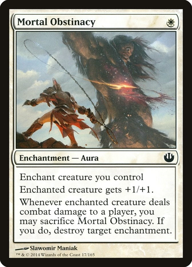 Image for Mortal Obstinacy (17) [Journey Into Nyx] - Magic: The Gathering
