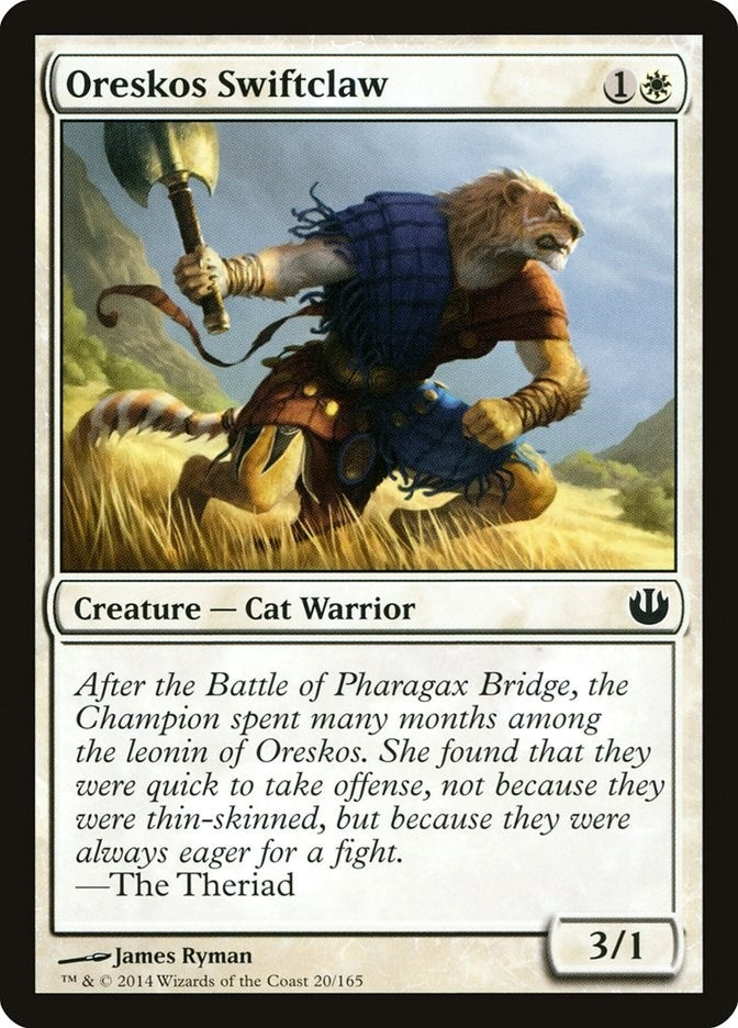 Image for Oreskos Swiftclaw (20) [Journey Into Nyx] - Magic: The Gathering