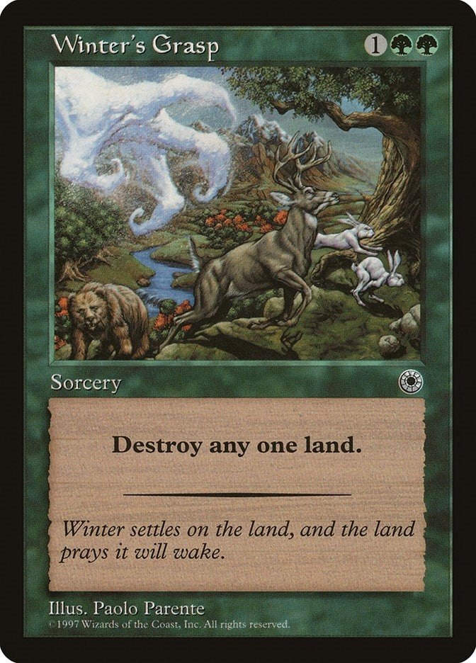 Image for Winter's Grasp [Portal] - Magic: The Gathering